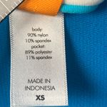 Lucy Womens Size‎ XS Full Zip Athletic Jacket Blue Thumb Holes Zipper Pockets Photo 5