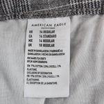 American Eagle  Black and White Plaid Mini Skirt Size 14 Preppy Plaid Skirt Photo 7