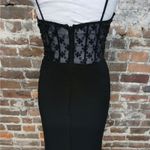 Mac Duggal  Ieena Corset Dress Womens Size 2 Black Beaded Formal Evening Gown Photo 10