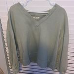 Madewell Olive Green V Neck Sweater Photo 0