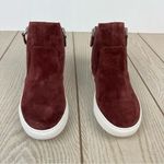 Gentle Souls Carter Suede High Top Zipper Sneakers US8.5 Plumberry Leather $159 Photo 1