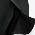 ZARA  Skirt with Back Slit in Black, Size S, NWT Photo 2