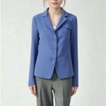 Akris Punto Akris Wool Blazer Suit Coat Jacket Slate Blue Women’s 12 Luxury Career Old Money Photo 2