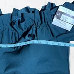 XScape Women's Isla Long CREPE OFF THE SHOULDER Green RUFFLE Dress Plus Sz 20 Photo 2