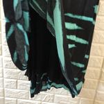 Kensie teal animal print tiger tie dye dress Women's Size L Large Photo 4