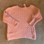 Light Pink Cold Shoulder Sweater Photo 5