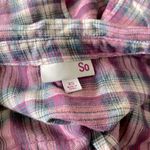 SO 💜Juniors' ® Plaid Flannel Button Down Shirt💜NWT ~xs Photo 4