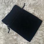 Velvet Jewelry Travel Storage Bag Like New 5 x 7" total Black Photo 1