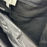 Joie  Sleek Black Women's faux leather fleece lined straight leg pants 12 soft Photo 8