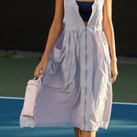 NWT Daily Practice Anthropologie Free Fall Utility Dress in lilac parachute zip Purple Size XXS Photo 0