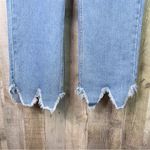 EVIDNT Los Angeles Size 27 Essen Relaxed V Style Raw Hem Cropped Ankle Boot Jean Photo 3