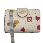 Coach Medium Corner Zip Wallet with Ornament Print Photo 7