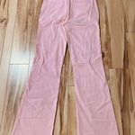 Outerknown  Women's Sz 4 Avery Corduroy Flared Pants Pink 10" Rise 29x33 Photo 8