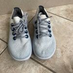 Allbirds Women Wool Runner Sneakers Light Blue White Knit Lace Up Comfort Sz 8 Photo 1