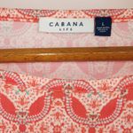 Cabana Life Coral & Aqua Print Swim Dress UPF 50+ Women’s Size Large Pink Photo 3