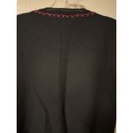 Vntg Napa Valley 100% Wool Embroidered Zip Cardigan Size M Black Size M Photo 13