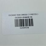 Outcast‎ Dionne Mini Orange Lace Trim Dress Womens Size XS Bodycon Stretchy NEW Photo 5