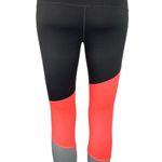 H&M  Sport Multicolor Activewear Colorblock Mid Rise Athletic Fitness Leggings S Photo 2