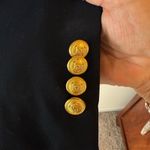 Ralph Lauren Black Label Long Sleeve Wool Single Breasted Blazer Blue Sz 38 Size M Photo 2