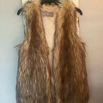 Tart 🤎 Gorgeous  Collection Faux Fur Vest size small 🤎 Photo 0