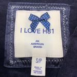 I Love H81 Women’s Navy Blue Velvet Blazer Photo 3