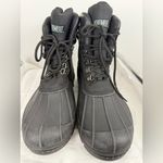 Khombu  Black Lace-Up Boots Photo 2