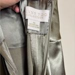 Jenny Yoo  Lana Satin Wrap Bridesmaid Dress in Sage Photo 11