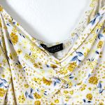 Eloquii Yellow Floral On/Off Shoulder Cropped Top, Size 20 Photo 9