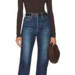 💕MOUSSY VINTAGE💕 Wide Straight Cropped Jeans ~ Dark Blue 30 NWT Photo 0