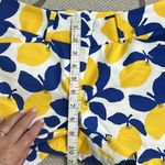 Loft  The Riviera Lemons High Waist Blue and Yellow 4” Shorts Photo 4