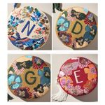 Anthropologie Round Initial L Purse Photo 4