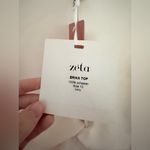 BHLDN NWT Zeta Erika Top Ivory White Long Sleeve Pearl Blouse Size 10 Photo 3