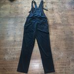 FRNCH Paris black velvet L normcore bib overalls Photo 3