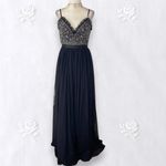 Needle & Thread Andromeda Maxi / BHLDN Avery Open Back Beaded Prom Dress S Photo 1