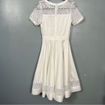 NWT Dolly and Dotty Tess Lace Embroidered Twirl Dress Rockabilly Retro Women’s 4 White Photo 3