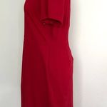 Old Navy NWOT Red Stretchy Short Sleeve Sheath Dress Size L Photo 5