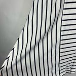 ZARA White Black Stripe Swing T Shirt Dress Small Photo 7