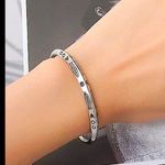 Boutique Engraved Boho‎ Cuff Bracelet | 925 Sterling Silver Photo 3