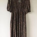 Treasure & Bond  Retro Floral Shirred Waist Midi Dress Photo 2