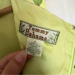 Tommy Bahama Vintage 100% silk floral sleeveless dress yellow tropical pink 6 Photo 5