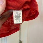 Anthropologie  C. Keer Orange Silk Bow & Cotton Body Blouse T-Shirt - Size Small Photo 9