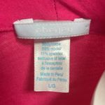 Eberjay Eberjey pink wrap robe with lace hem large Photo 6