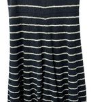 Alice + Olivia  Black & Ivory Monah Pinstripe Sweater Dress Women's Medium Photo 9