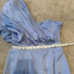 DO+BE  one shoulder drape jumpsuit blue size medium NWT. BOUTIQUE Photo 3