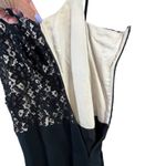 Carole Little Dress 10P Black Beaded Lace Spaghetti Strap Drop Waist Whimsygoth Photo 7