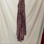 Saks 5th Avenue Saks Fifth Ave Halter Pink Abstract Print Dress Womens S Midi Sundress Casual Photo 9