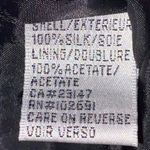 Talbots   100% Silk size 8Petite Cream and Gold FloralSheath Dress Mock Neck Midi Photo 2