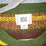 BDG Urban Outfitters Oversized Sweater Women Small Cropped Abstract Floral Daisy Photo 6