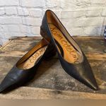 Sam Edelman Pearson Black Leather Pointed Flats Photo 0