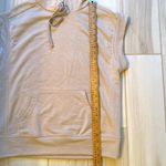 Joe Fresh || Tan cap sleeve oversized hoodie with front pocket Photo 9